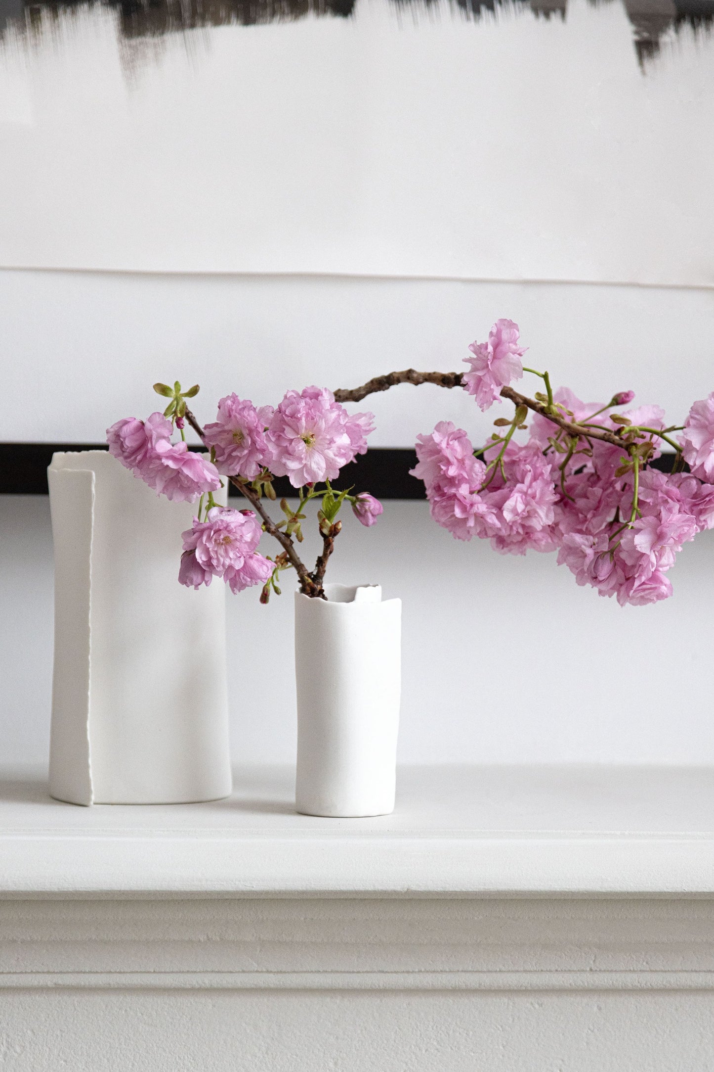 ARK vase in biscuit porcelain