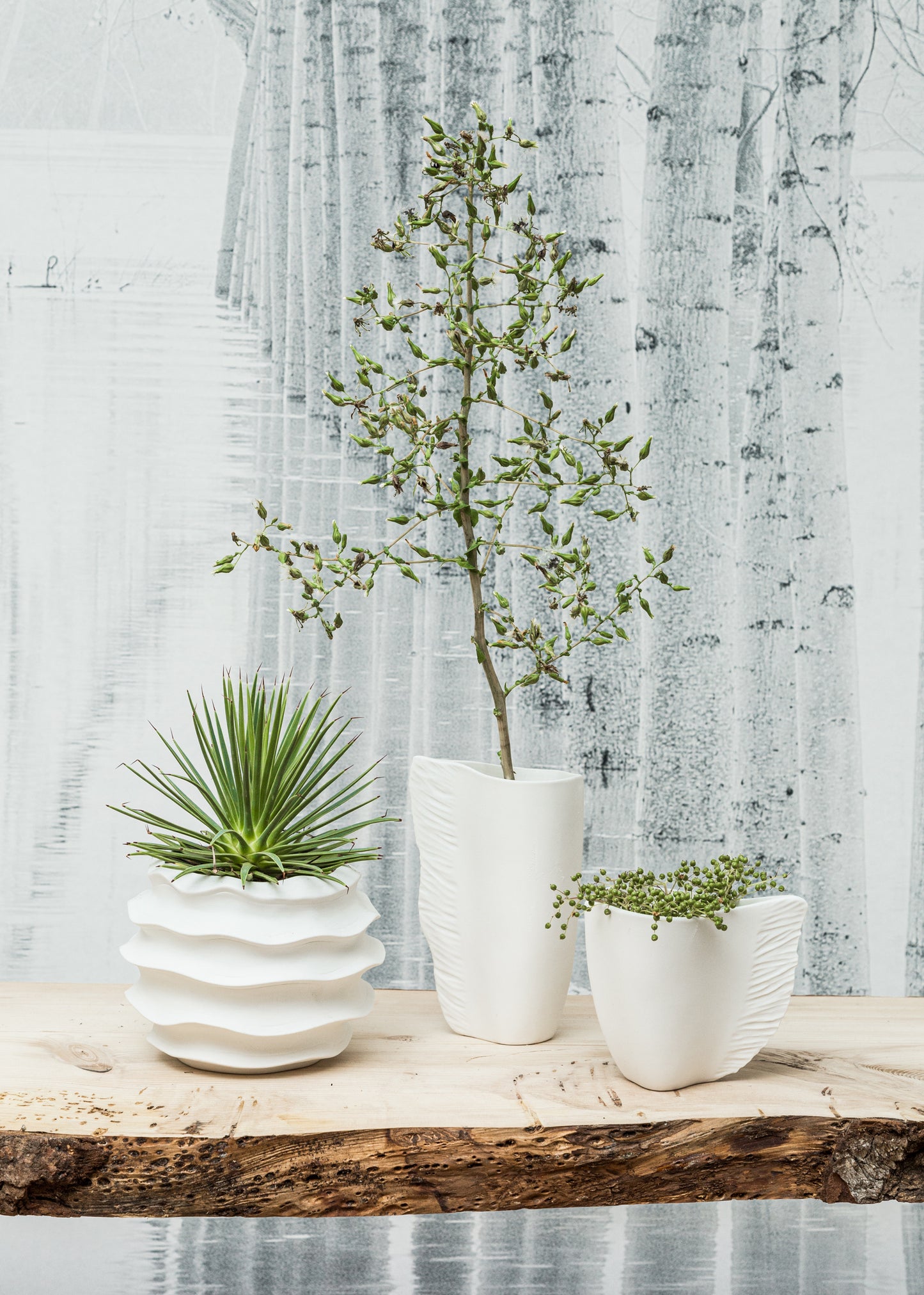 Vase VING en porcelaine biscuit