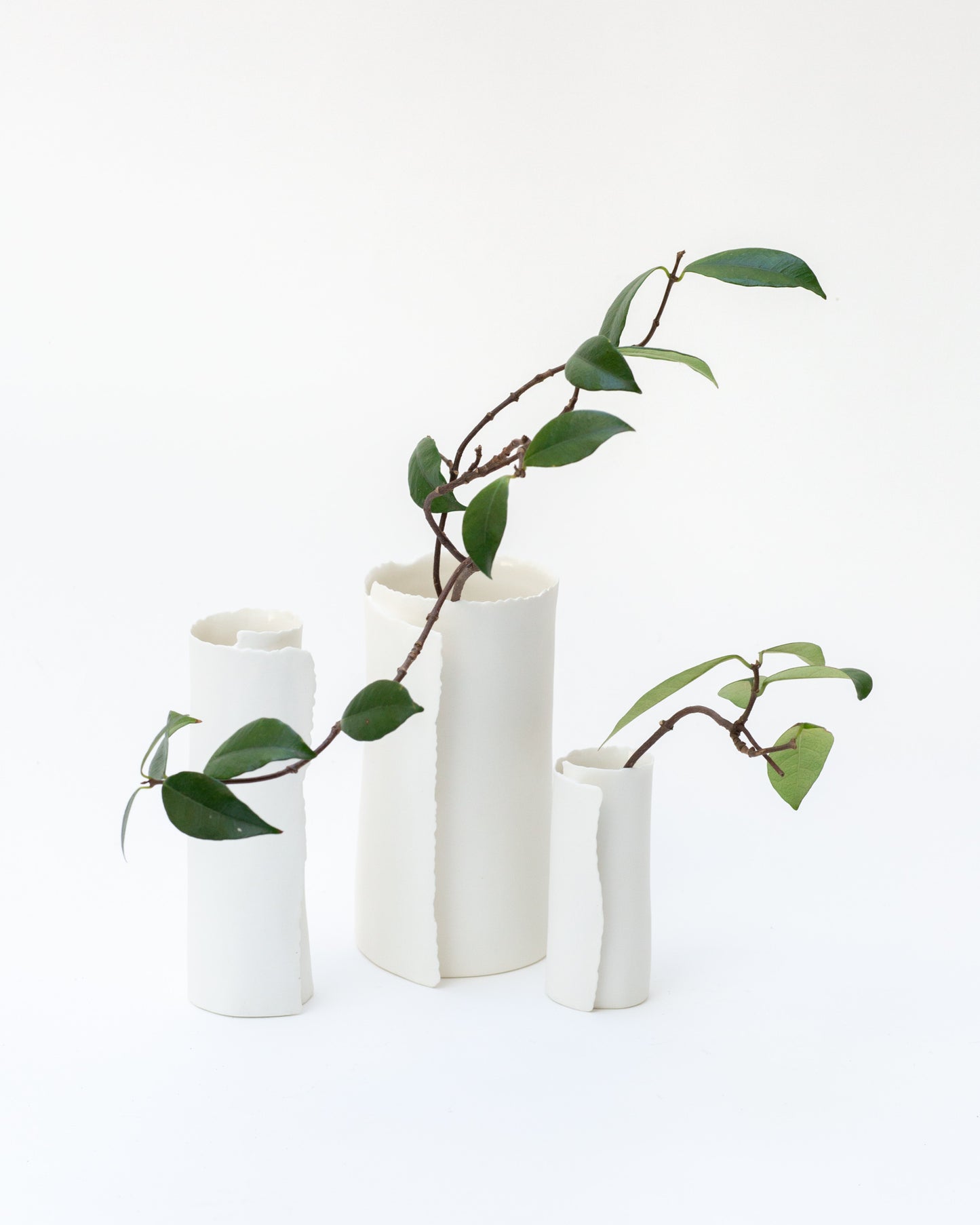 ARK vase in biscuit porcelain