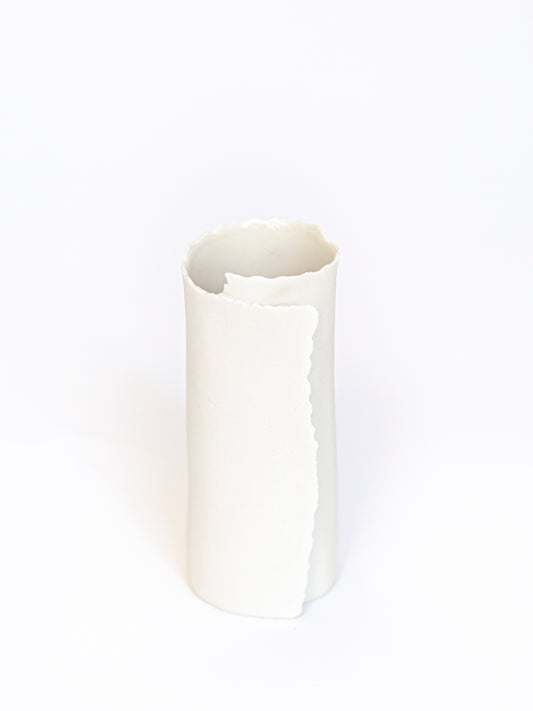 Vase ARK en porcelaine biscuit