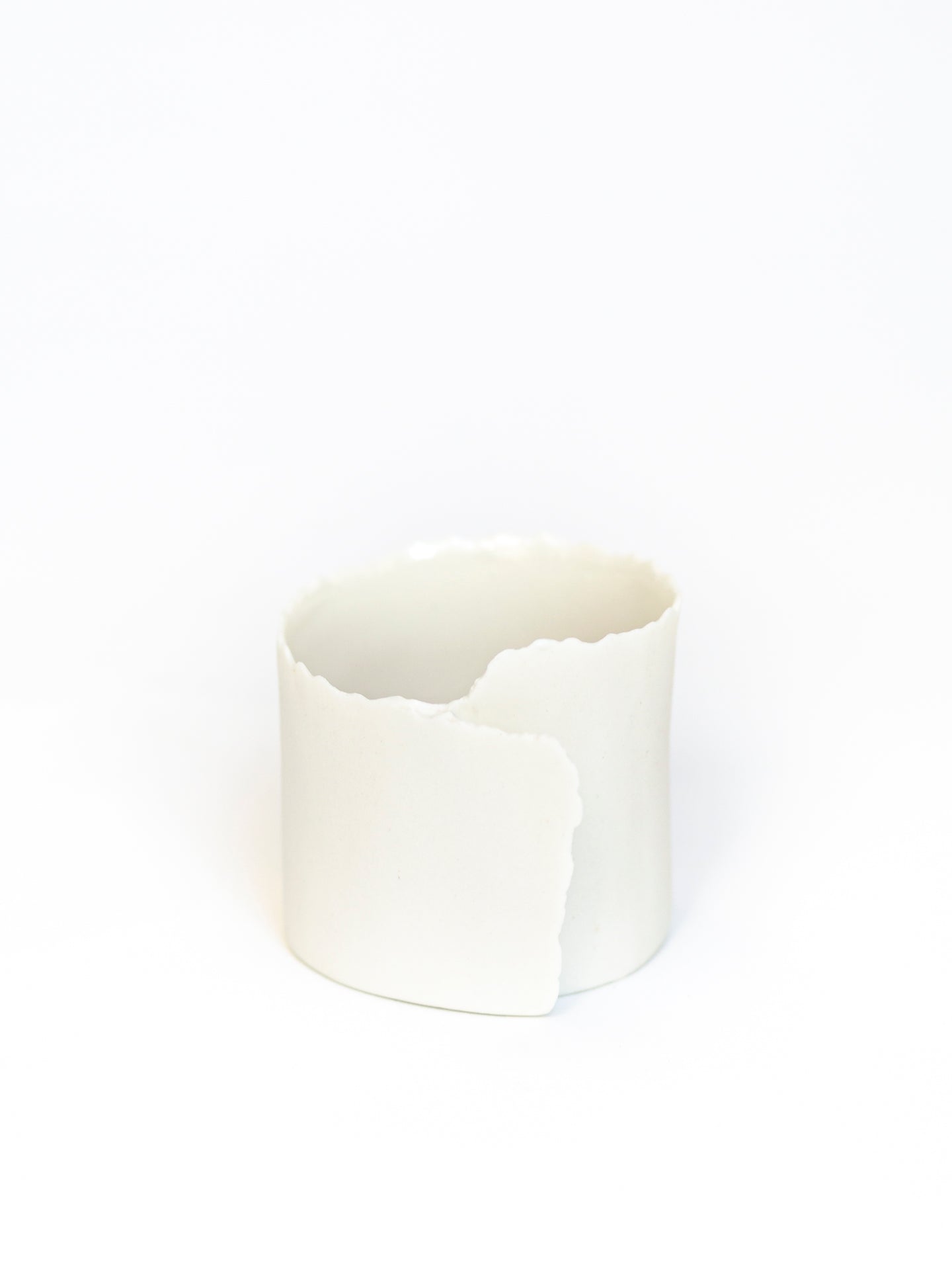 Photophore ARK en porcelaine biscuit